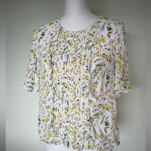 Lucky Brand Floral Blouse | Size S | EUC